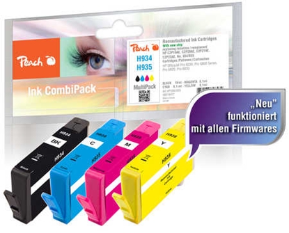 Изображение Peach 319477 ink cartridge Black, Cyan, Magenta, Yellow
