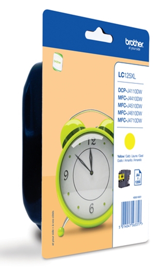 Изображение Brother LC125XLYBP ink cartridge 1 pc(s) Original Magenta