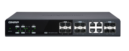 Picture of QNAP QSW-M1204-4C network switch Managed 10G Ethernet (100/1000/10000) Black