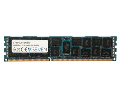 Attēls no V7 16GB DDR3 PC3-10600 - 1333mhz SERVER ECC REG Server Memory Module - V71060016GBR