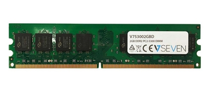 Attēls no V7 2GB DDR2 PC2-5300 667Mhz DIMM Desktop Memory Module - V753002GBD