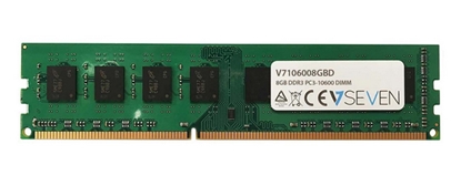 Attēls no V7 8GB DDR3 PC3-10600 - 1333mhz DIMM Desktop Memory Module - V7106008GBD