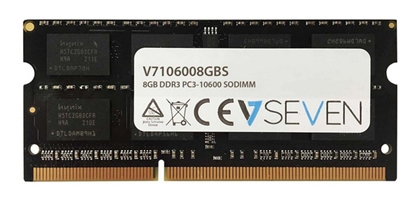 Attēls no V7 8GB DDR3 PC3-10600 - 1333mhz SO DIMM Notebook Memory Module - V7106008GBS