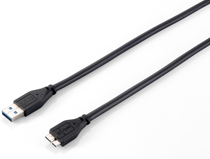 Attēls no Equip USB 3.0 Type A to Micro-B Cable