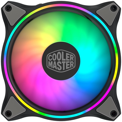 Attēls no Cooler Master MasterFan MF120 Halo Computer case Fan 12 cm Black, Grey