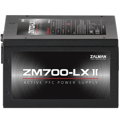 Attēls no Zalman ZM700-LXII power supply unit 700 W 20+4 pin ATX ATX Black