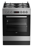 Picture of Beko FSM62332DXT cooker Freestanding cooker Gas Stainless steel A