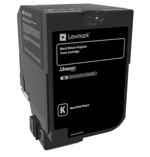 Picture of Lexmark 74C20K0 toner cartridge 1 pc(s) Original Black