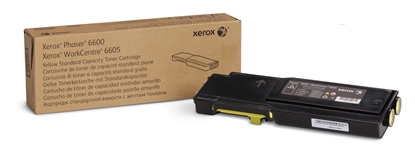 Picture of Xerox Genuine Phaser 6600 / WorkCentre 6605 Yellow Toner Cartridge - 106R02247