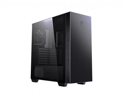 Attēls no MSI MPG SEKIRA 100P 'S100P' Mid Tower Gaming Computer Case 'Black, 4x 120mm PWM Fans, USB Type-C, Tempered Glass Panel, ATX, mATX, mini-ITX'