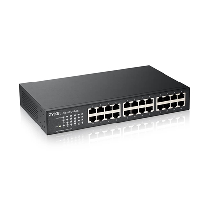 Attēls no Zyxel GS1100-24E V3 24-Port Gigabit Unmanaged Switch