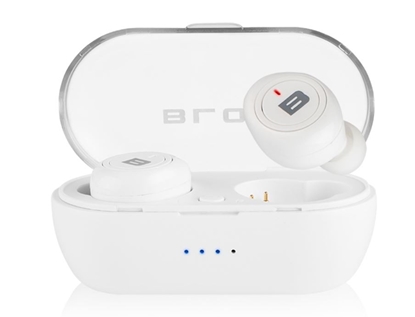 Изображение Słuchawki BTE100 Earbuds Bluetooth Białe 