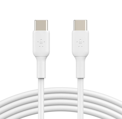 Attēls no Belkin USB-C/USB-C Cable      1m PVC, white          CAB003bt1MWH