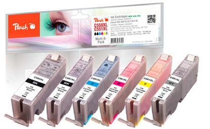 Attēls no Peach PI100-312 ink cartridge Photo black, Photo cyan, Photo grey, Photo magenta, Photo yellow