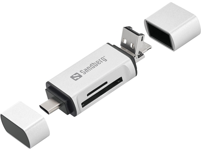 Attēls no Sandberg Card Reader USB-C+USB+MicroUSB