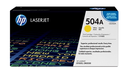 Attēls no HP Toner CE 252 A yellow No. 504 A