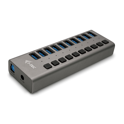 Picture of i-tec USB 3.0 Charging HUB 10 port + Power Adapter 48 W