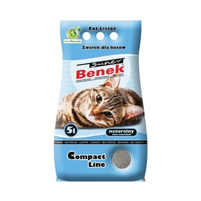 Attēls no Certech Super Benek Compact Natural - Cat Litter Clumping 5 l