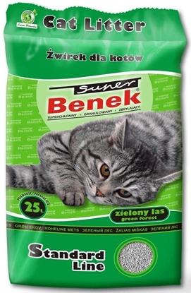 Attēls no Certech Super Benek Standard Green Forest - Cat Litter Clumping 25 l (20 kg)