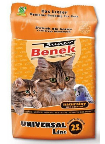Picture of Certech Super Benek Universal Natural - Cat Litter Clumping 25 l