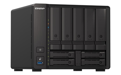 Attēls no QNAP TS-H973AX NAS Tower Ethernet LAN Black V1500B