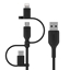 Attēls no Belkin BOOST Charge Univ. Cable 1,2m Lightn./Micro/USB-C - USB-A