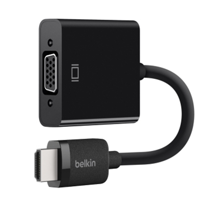 Изображение Belkin AV10170BT video cable adapter 2.5 m VGA (D-Sub) HDMI Type A (Standard) Black