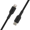 Picture of Belkin Lightning/USB-C Cable 1m braided, mfi cert., black