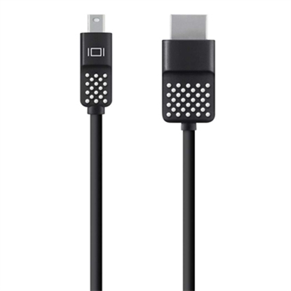 Attēls no Belkin Mini DisplayPort to HDMI Cable black 1,8m F2CD080bt06