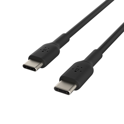 Attēls no Belkin USB-C/USB-C Cable 2m PVC, black CAB003bt2MBK