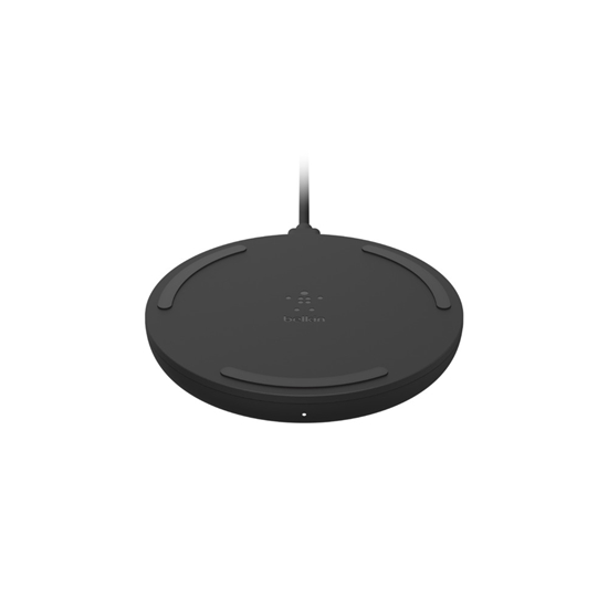 Picture of Belkin WIA001BTBK mobile device charger Smartphone Black AC Wireless charging Fast charging Outdoor