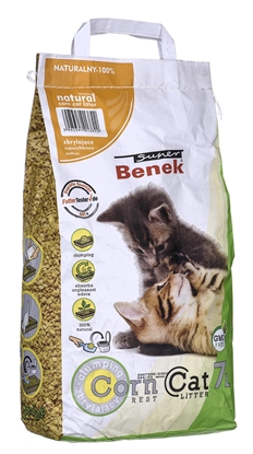 Attēls no CERTECH Super Benek Corn Cat - cat corn litter clumping 7l