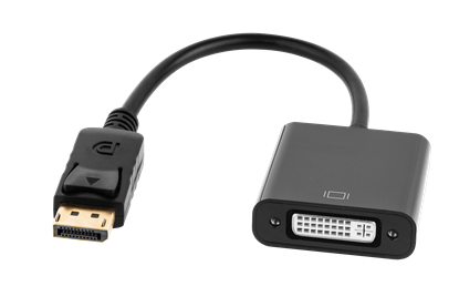Изображение Adapter AV Cabletech DisplayPort - DVI-D czarny (KOM0981)