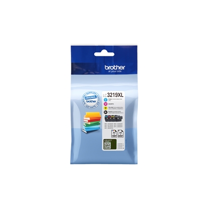 Picture of Brother LC3219XLVALDR ink cartridge 4 pc(s) Original Black, Cyan, Magenta, Yellow