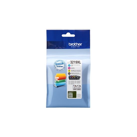 Picture of Brother LC3219XLVALDR ink cartridge 4 pc(s) Original Black, Cyan, Magenta, Yellow