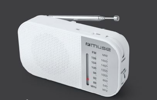 Picture of Muse | M-025 RW | Portable radio | White