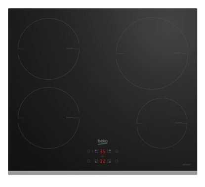 Picture of Beko HII64401MTX hob Black Built-in 60 cm Zone induction hob 4 zone(s)