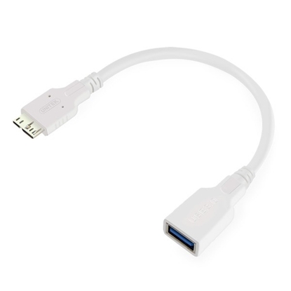 Изображение Kabel OTG USB 3.0 AF do microUSB BM; Y-C453