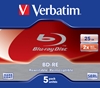 Picture of 1x5 Verbatim BD-RE Blu-Ray 25GB 2x Speed, Jewel Case