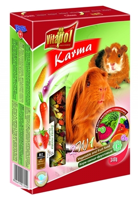 Picture of VITAPOL Fruit and vegetable food guinea pig 340g