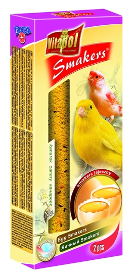 Изображение VITAPOL Birds Food Egg Flasks for Canary 2pcs 50g