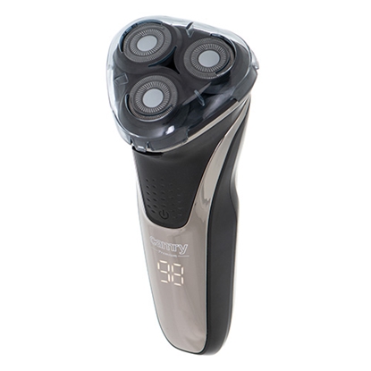 Attēls no Camry Shaver CR 2927 Operating time (max) 90 min, Number of shaver heads/blades 3, Chrome, Cordless