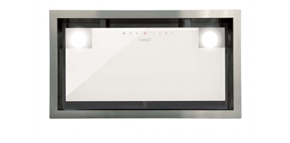 Attēls no CATA | Hood | GC DUAL A 45 XGWH | Energy efficiency class A | Canopy | Width 45 cm | 820 m³/h | Touch control | White glass | LED