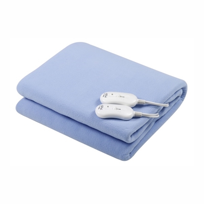 Attēls no Gallet Electric blanket  GALCCH160 Number of heating levels 3, Number of persons 2, Washable, Remote control, Polar fleece, 2 x 60 W, Blue
