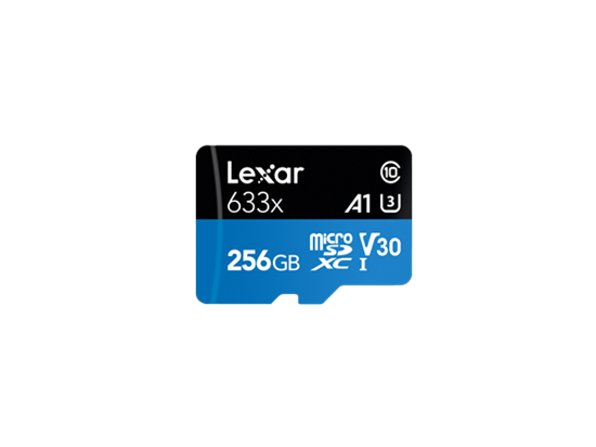 Picture of Lexar | High-Performance 633x | UHS-I | 256 GB | micro SDXC