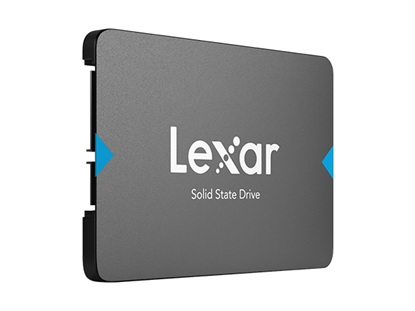 Attēls no SSD|LEXAR|NQ100|240GB|SATA 3.0|Write speed 450 MBytes/sec|Read speed 550 MBytes/sec|2,5"|LNQ100X240G-RNNNG