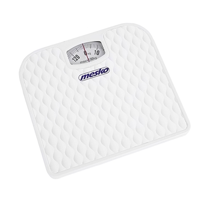 Attēls no Mesko Scale MS 8160 Mechanical, Maximum weight (capacity) 130 kg, Accuracy 1000 g, White