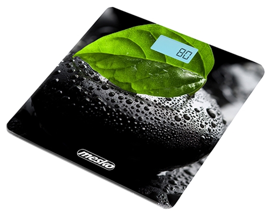 Picture of Mesko Bathroom scales MS 8149 Maximum weight (capacity) 150 kg, Accuracy 100 g, Black/ green