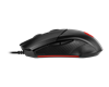 Picture of MSI CLUTCH GM08 Optical Gaming Mouse '4200 DPI Optical Sensor, 6 Programmable button, Symmetrical design, Durable switch with 10+ Million Clicks, Weight Adjustable, Red LED'