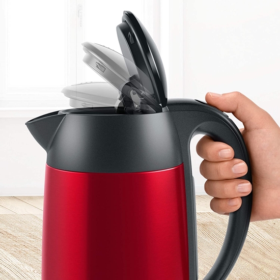 Picture of Bosch TWK3P424 electric kettle 1.7 L 2400 W Grey, Red